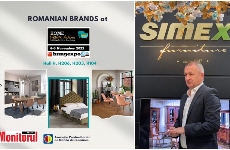 Renumitul brand românesc SIMEX, participă la Budapesta la HOMEdesing Autumn