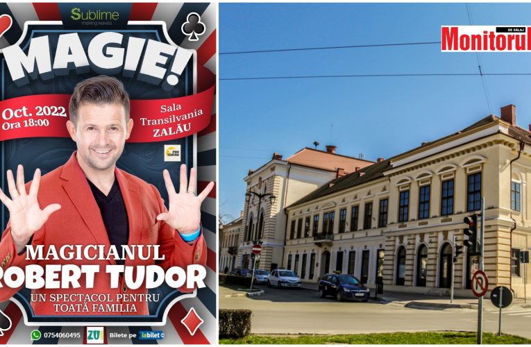 Spectacol cu magicianul Robert Tudor în Sala Transilvania din Zalău