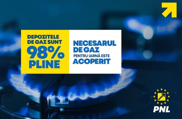 PNL: Necesarul de gaz pentru iarnă este acoperit