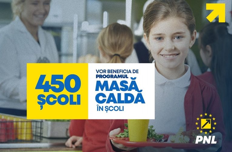 450 de școli vor beneficia de programul „Masă caldă”