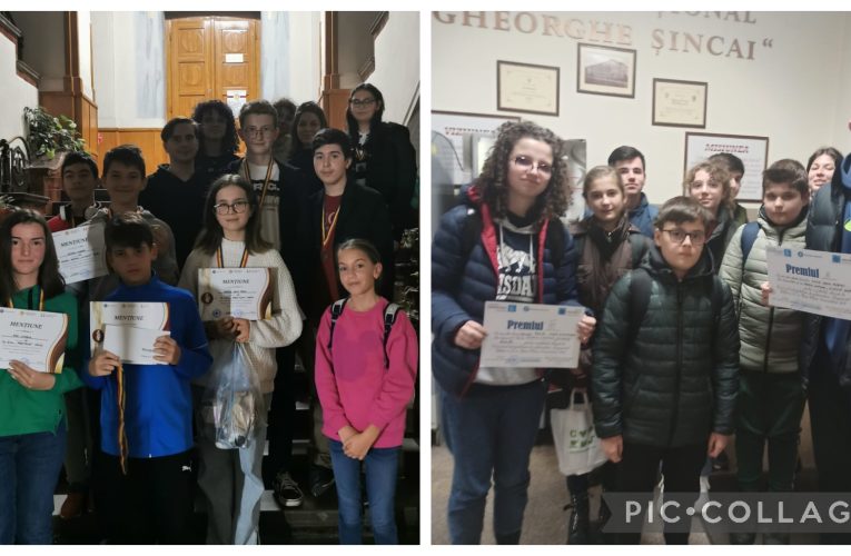 Primele concursuri școlare la Matematică au adus și primele premii