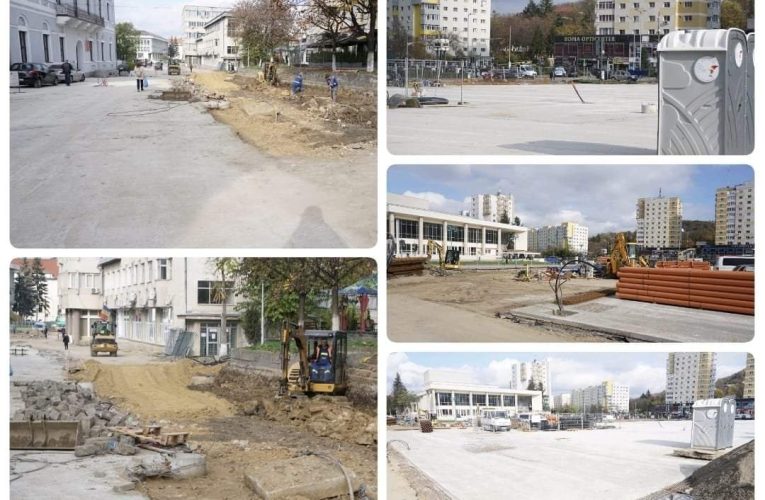 Stadiul lucrărilor la proiectul Pietonizării străzii Unirii