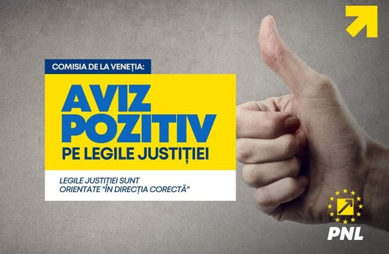 Comisia de la Veneția: Aviz pozitiv pe Legile Justiției