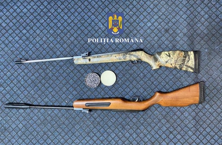 Polițiștii de la Arme au indisponibilizat două arme de tir sportiv