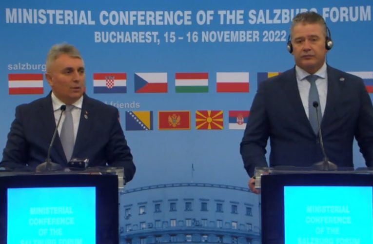 VIDEO| Ministrul Lucian Bode și omologul său ceh, declarații de presă la finalul Conferinței Ministeriale a Forumului Salzburg