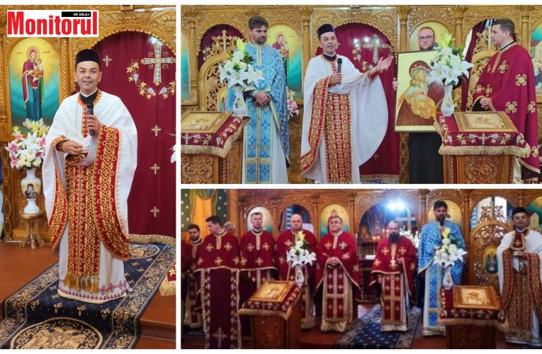 Vicarul Episcopiei Sălajului, Ionuț Pop, a participat la hramul Bisericii din Călacea, com. Gârbou