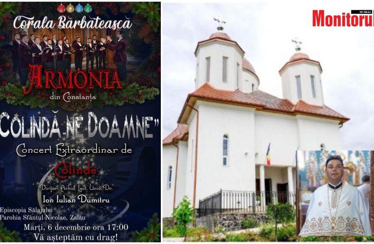 Concert extraordinar de colinde la Parohia Ortodoxă Sfântul Nicolae din Zalău, de pe str. Crasnei
