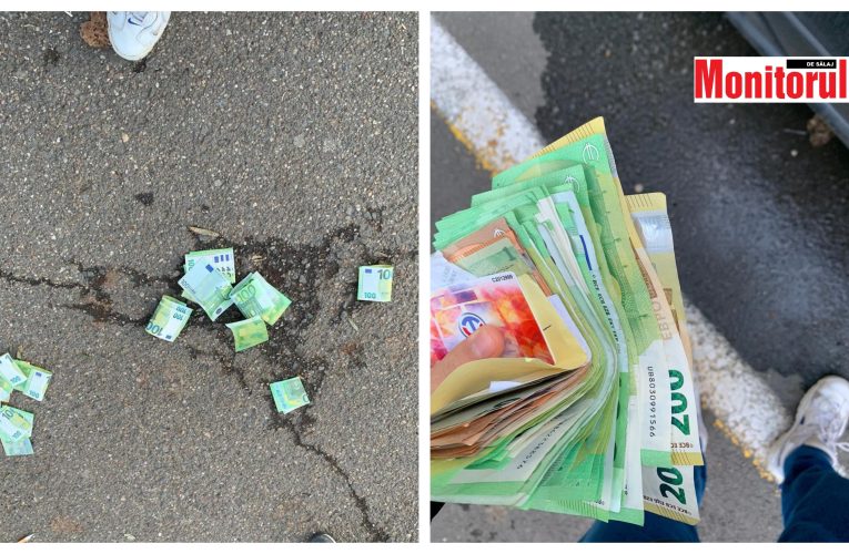Jos pălăria! Un licean a găsit peste 3000 de euro împrăștiați pe stradă și i-a predat Poliției