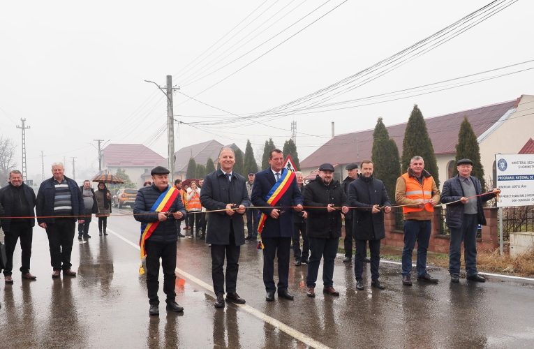 FOTO| Lucrări finalizate pe DJ110: Măeriște-Doh-Dumuslău-Carastelec