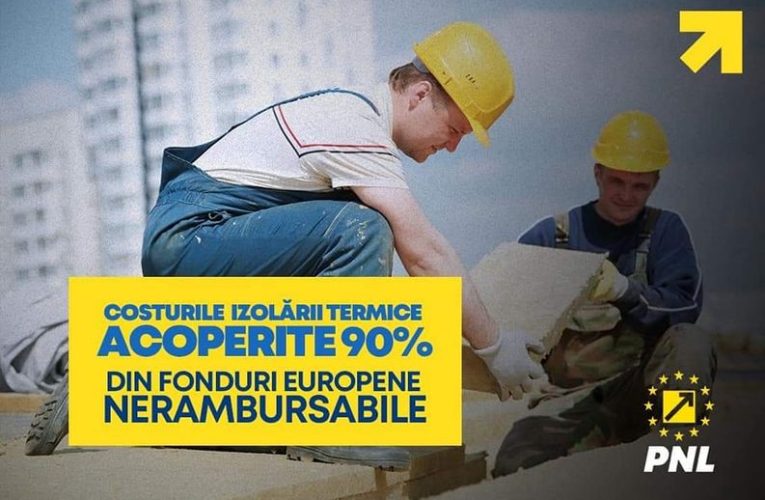 PNL: Consturile izolării termice acoperite 90% din fonduri europene nerambursabile