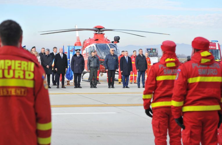Ministrul Lucian Bode prezent la inaugurarea punctului de operare aeromedicală Brașov