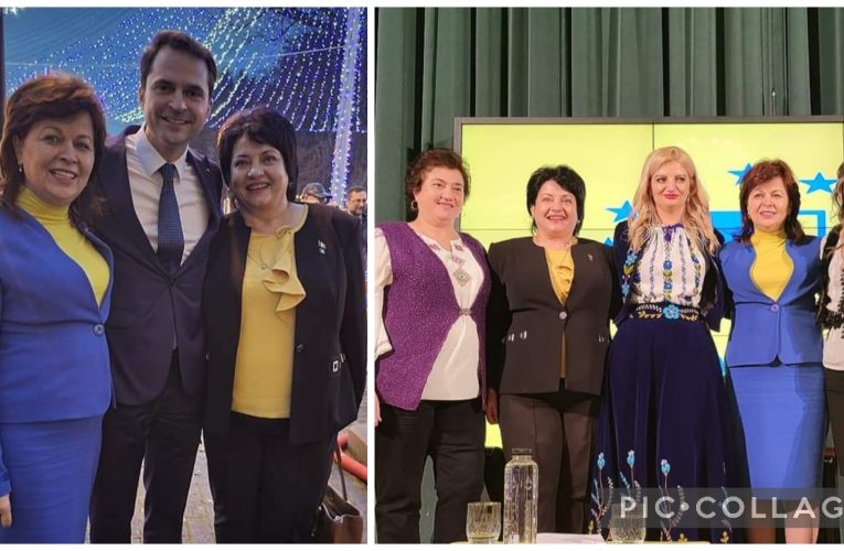 Președinta OFL Sălaj, Dana Crișan alături de ministrul Burduja la Bistrița Năsăud