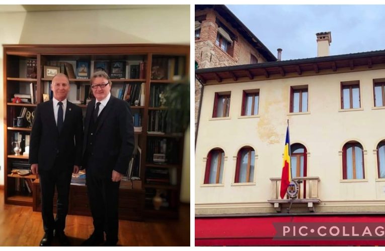 Președintele CJ Sălaj, Dinu Iancu-Sălăjanu, a vizitat comunitatea de români din Veneto, Italia