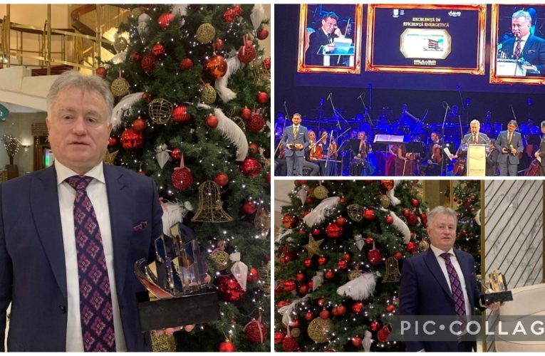 VIDEO| Primarul Ionel Ciunt a câștigat premiul de excelență pentru „Eficiență energetică”