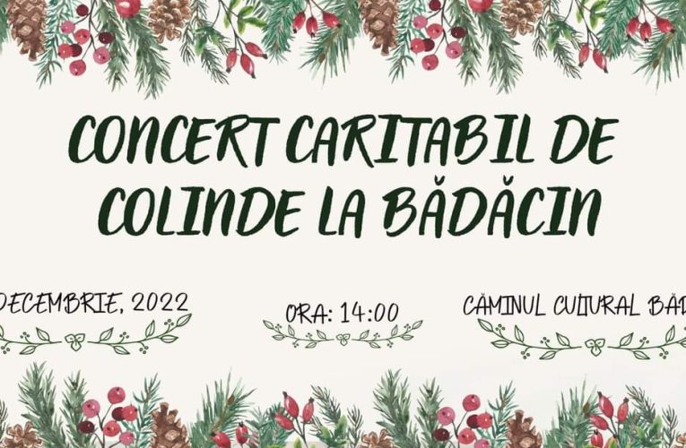 Concert caritabil de colinde la Bădăcin pentru micuțul Tiago