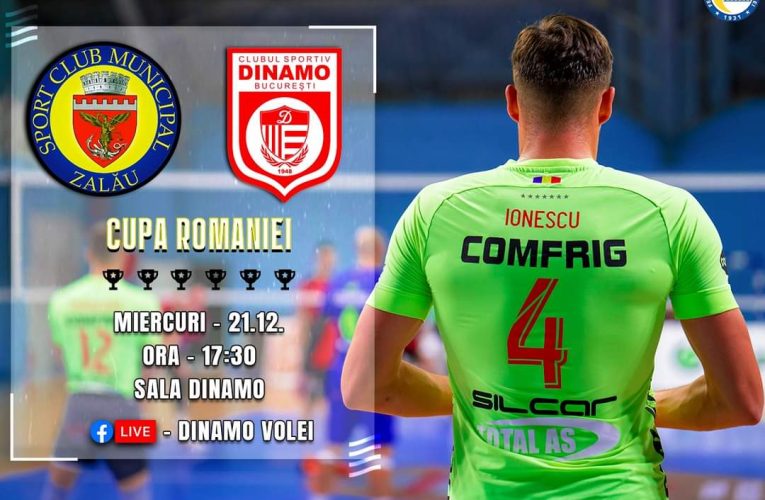 SCM Zalău joacă împotriva lui Dinamo în sferturile Cupei României