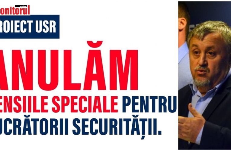 Senatorul USR, Bob Marius Virgil, depune o lege pentru eliminarea pensiilor speciale