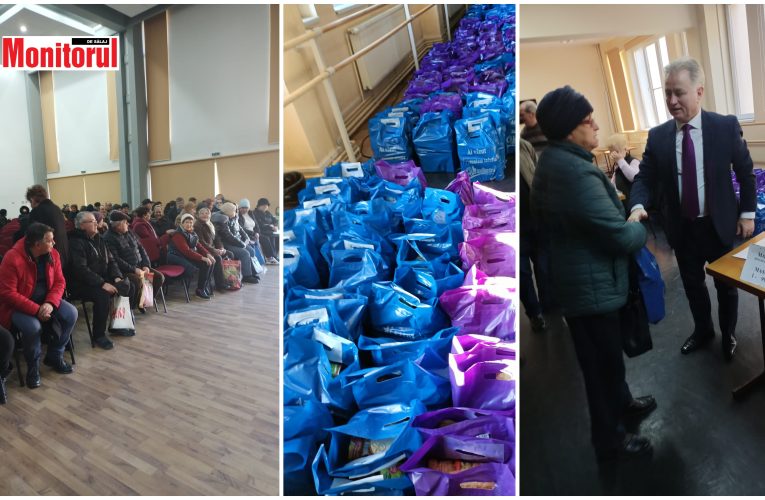 Pachete cu alimente pentru aproape 1.200 de pensionari cu ocazia sărbătorilor de iarnă