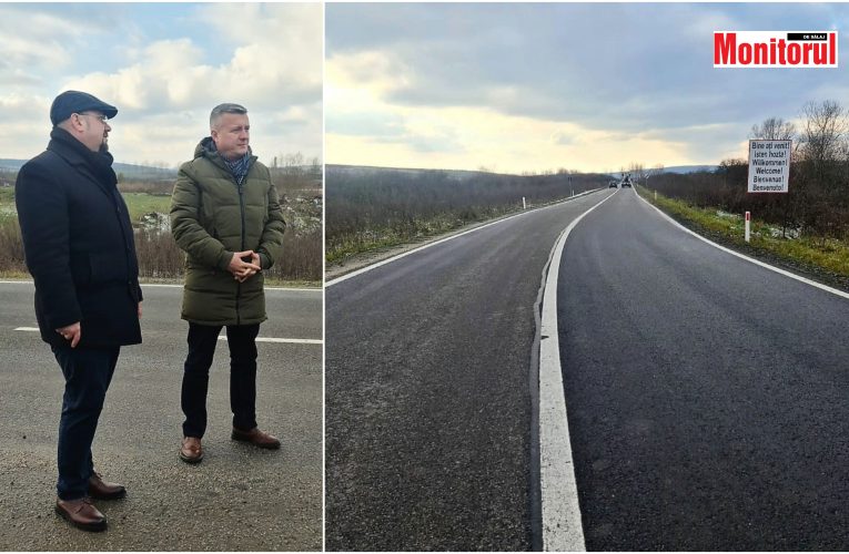 Consiliul Județean a recepționat lucrările pe DJ 108D, de la Cehu Silvaniei – limită Maramureș