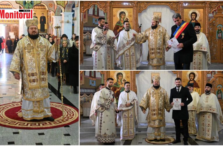 Conducerea Primăriei Jibou premiată de Episcopul Petroniu pentru sprijinul acordat bisericii
