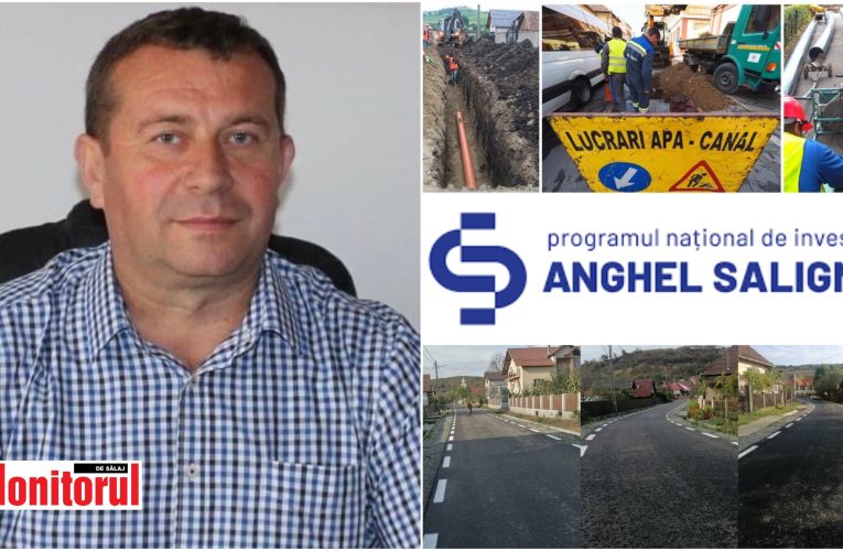 Sărmășag: Primarul Dombi Attila a semnat contractul de 2,7 mil. euro pentru asfaltarea străzilor