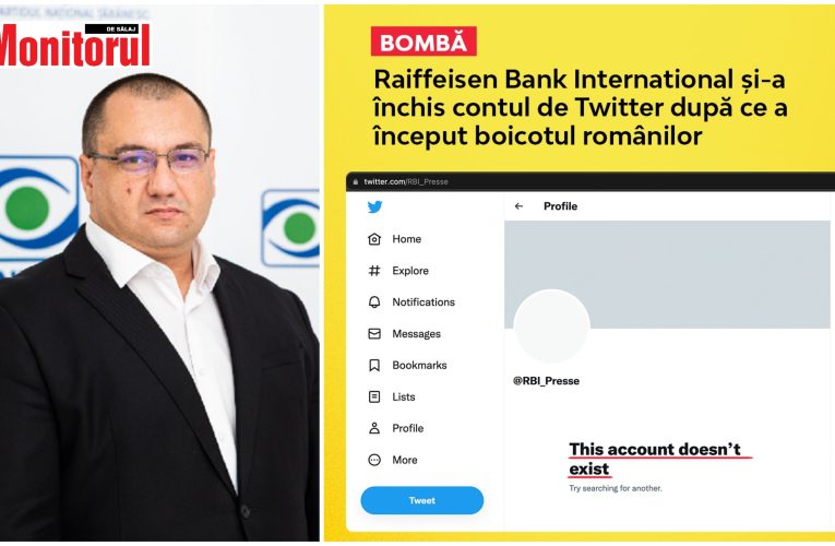 BOMBĂ! Raiffeisen Bank International si-a inchis contul pe Twitter dupa ce a inceput boicotul romanilor