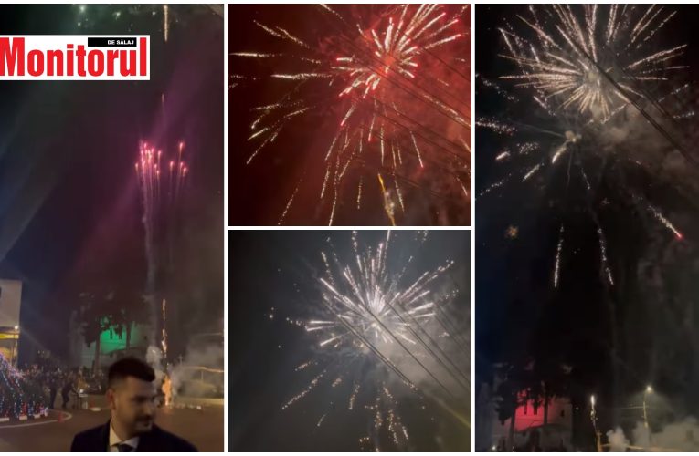 VIDEO.Mii de jibouani s-au bucurat de spectaculosul foc de artificii alături de viceprimarul Pașcalău