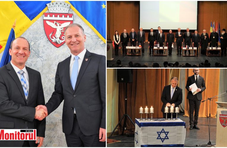 Președintele CJ Sălaj, Dinu Iancu-Sălăjanu prezent la manifestările dedicate Zilei Internaționale a Comemorării a Victimelor Holocaustului