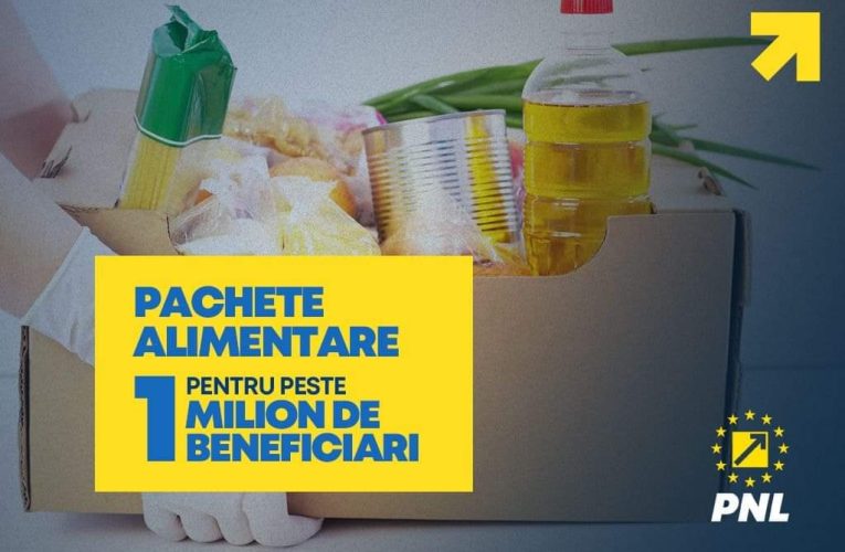 PNL: Pachete alimentare pentru peste 1 milion de beneficiari