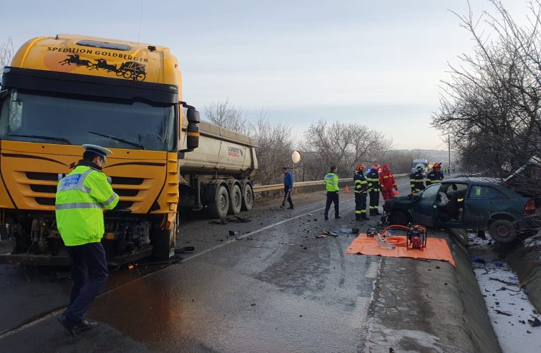 Accident rutier grav la ieșire din Crișeni spre Jibou
