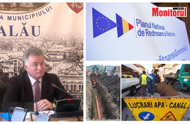 Proiect de 16 milioane de euro pe PNRR pentru extinderea rețelelor de apă și canalizare din Zalău