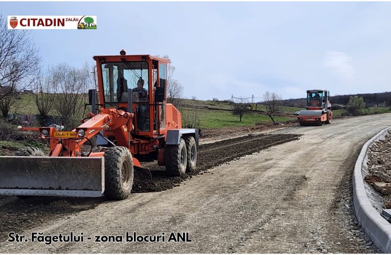 FOTO| Citadin lucrează pe mai multe șantiere pentru confortul zălăuanilor