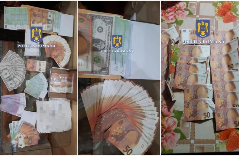 Percheziții în Sălaj și alte 16 județe la persoane bănuite că falsificau zeci de mii de euro