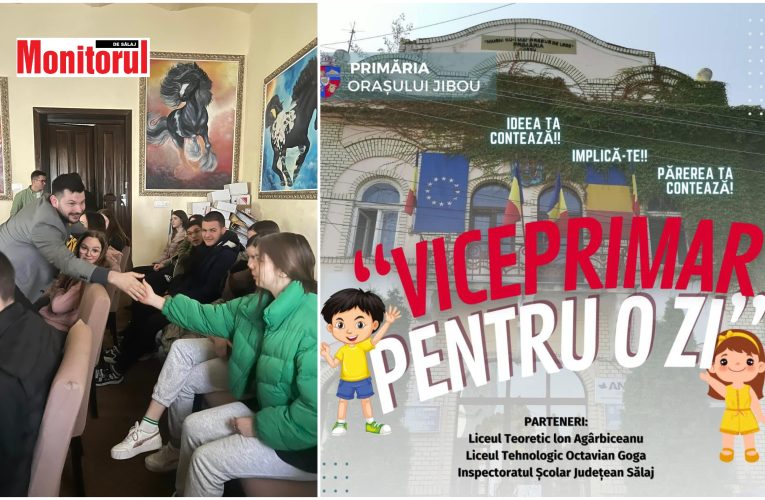 PREMIERĂ ! Primăria Jibou pune în practică inițiativa a trei tineri – “Afisaj stradal digital”