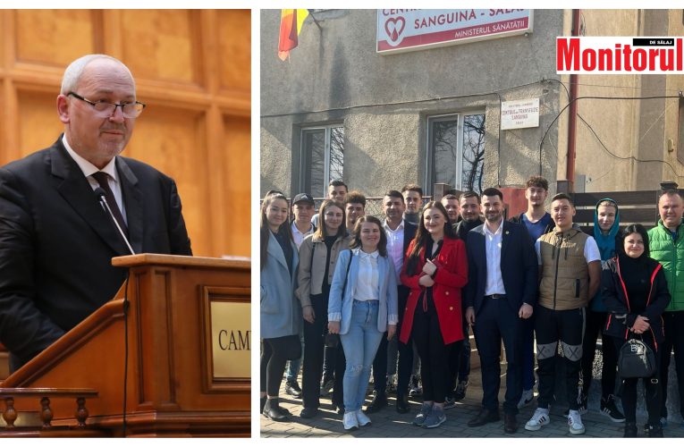 Deputatul Florian Neaga, apreciază tinerii din TSD Sălaj care susțin cauze umanitare