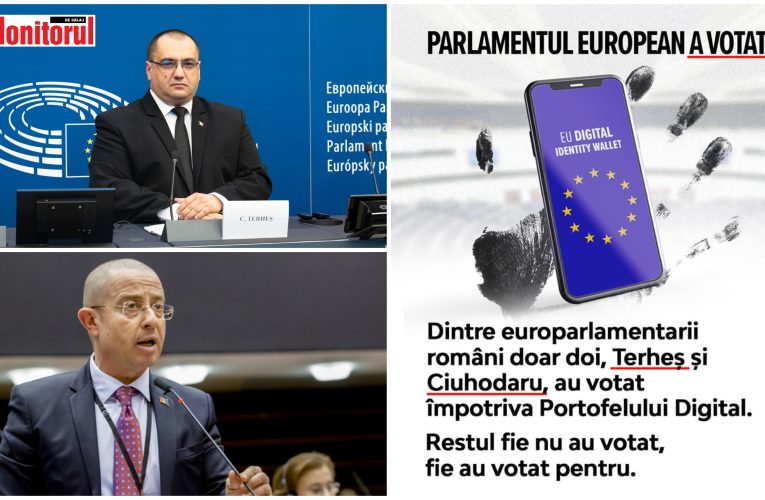 Terheș după votul împotriva Portofelului Digital: „Cei care au votat pentru, au votat pentru transformarea UE într-o pușcărie”