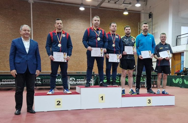 Un pompier de la ISU Sălaj, campion al MAI la tenis de masă