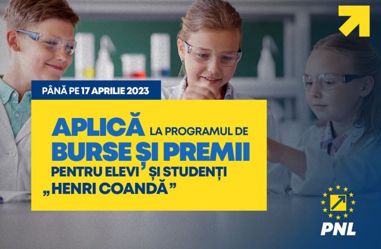 PNL invită elevii și studenții să aplice la programul de burse și premii „Henri Coandă”