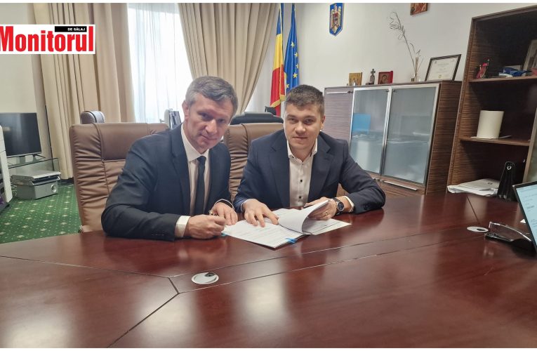 Primarul Dorin Gorgan a semnat contractul pentru asfaltarea a peste 9 kilometri de drumuri