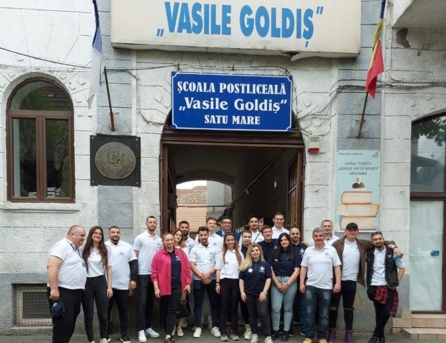 Schimb de experiență între studenți și cadre didactice UVVG din Arad, Zalău, Marghita, Satu Mare și Baia Mare