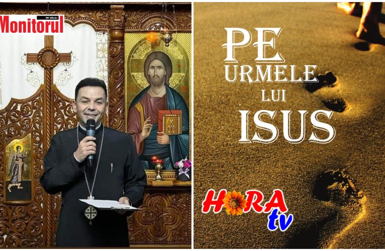 Preotul Ionuț Pop, vicar al Episcopiei Sălajului, prezintă la Hora TV emisiunea religioasă „Pe urmele lui Iisus”