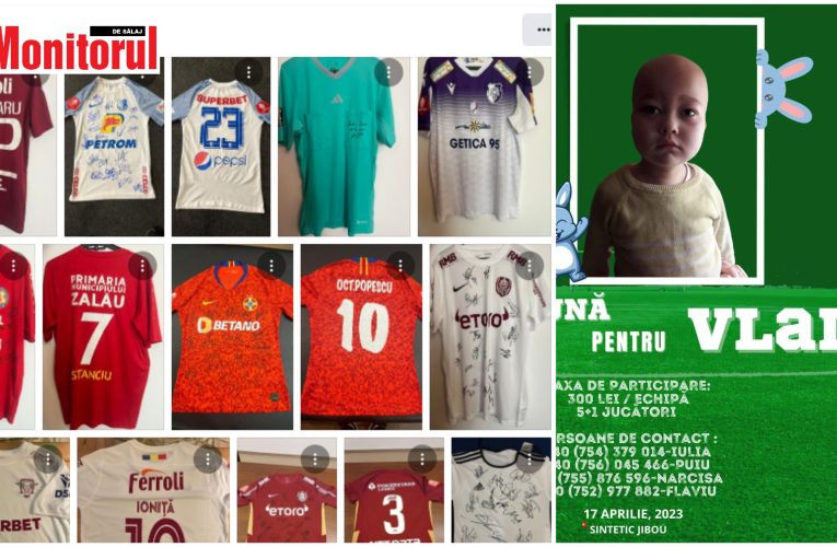 Peste 5.000 de lei adunați în prima zi de licitație de tricouri pentru micuțul Vlad