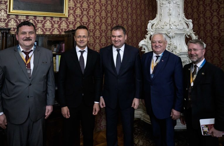 Liderul UDMR Sălaj, deputatul Sereș Deneș, întâlnire cu ministrul de externe al Ungariei