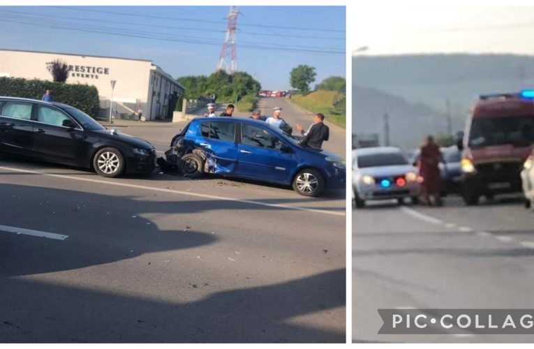 Accident rutier grav în Zalău pe Bulevardul Mihai Viteazu