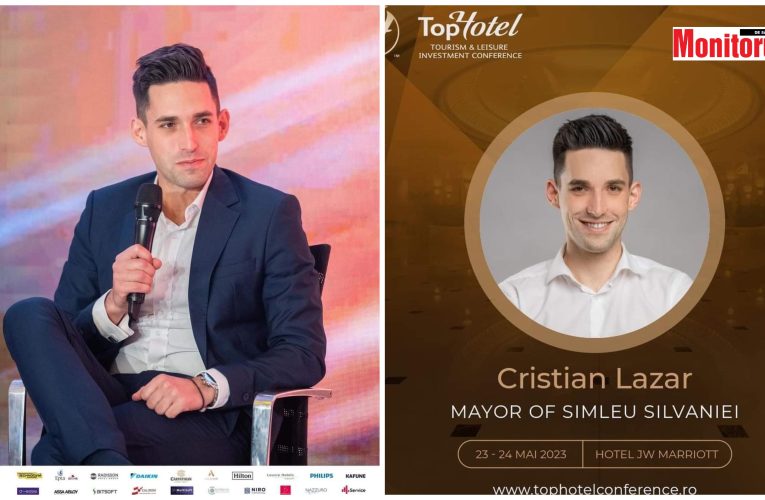Primarul Șimleului, Cristian Lazăr, a vorbit la cel mai important eveniment dedicat turismului din România