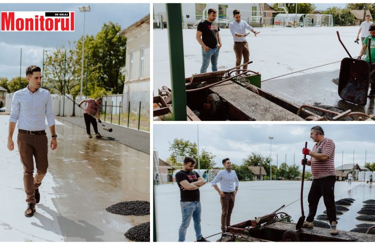 Lucrările la baza sportivă din Cehei se apropie de finalizare