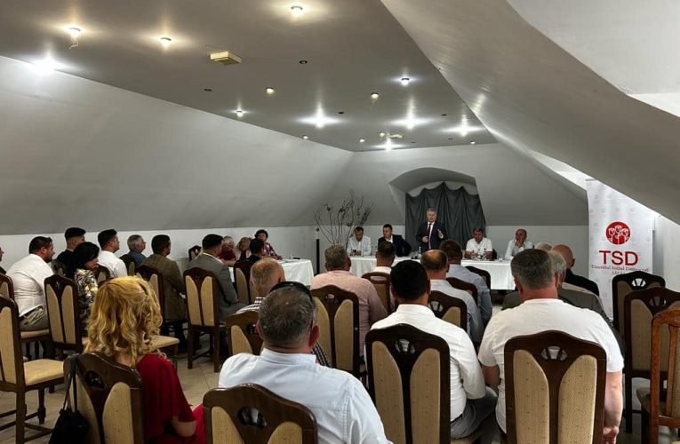 Romeo Sabou, ales președintele PSD Șimleu, în prezența conducerii PSD Sălaj