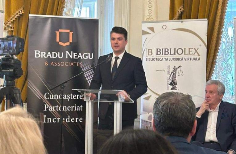 Secretarul de stat Bogdan Ilea a reprezentat Ministerul Justiției la un eveniment organizat de Uniunea Juriștilor
