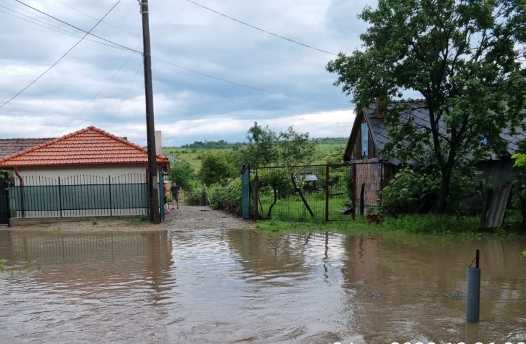 Inundații masive în orașul Șimleu Silvaniei