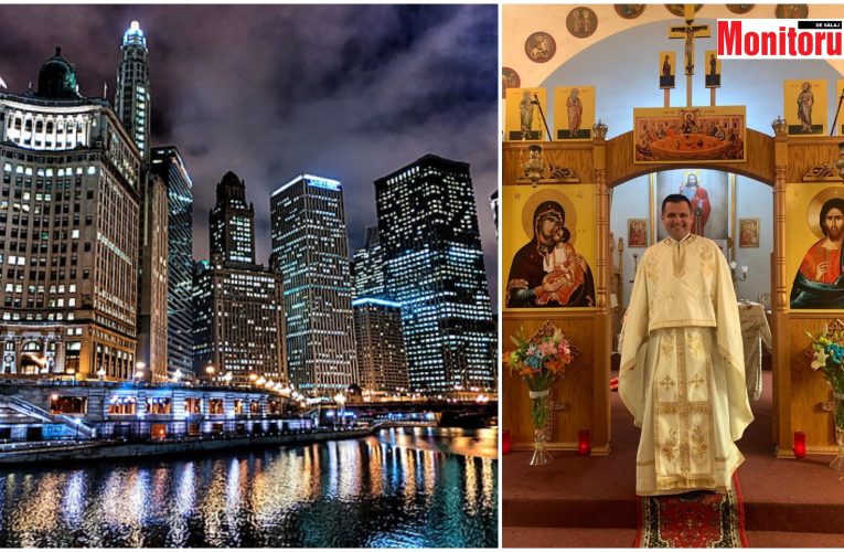 Preotul Marius Nemeș a săvârșit Sfânta Liturghie în America, la Biserica Sfântul Andrei din Chicago